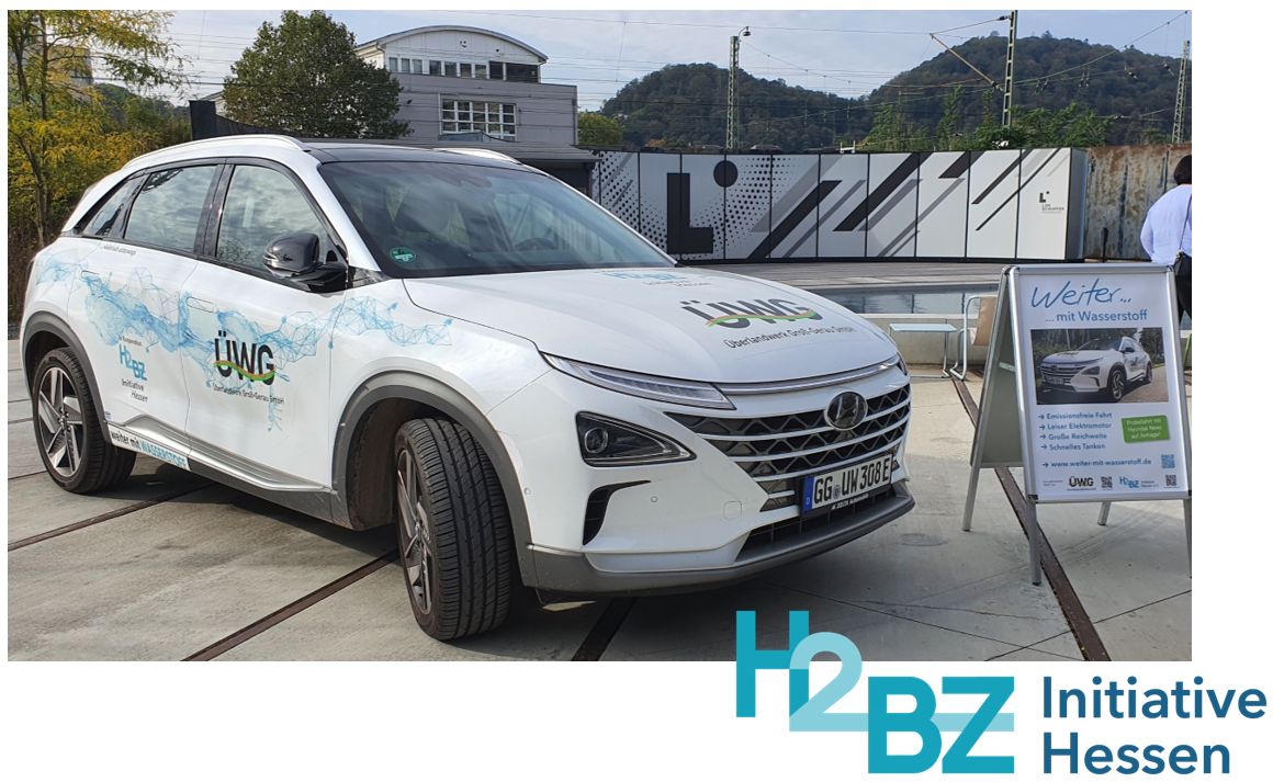 Hyundai Nexo - als Leihfahrzeug für die Mitglieder der H2BZ-Initiative Hessen